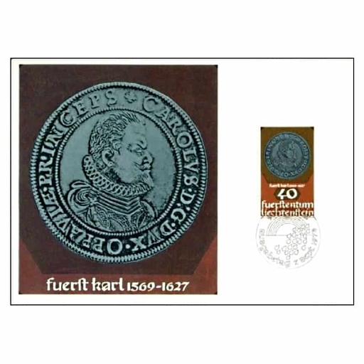 [B0557#] Liechtenstein 1978. MK Carlos I (M) - MICHEL MK710