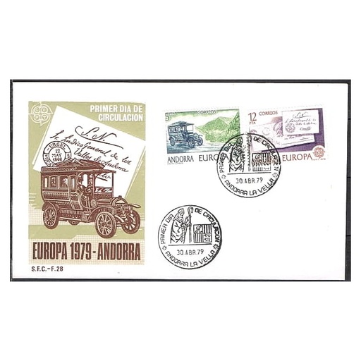 [C0172#] Andorra 1979 [FDC] Serie Europa (N)