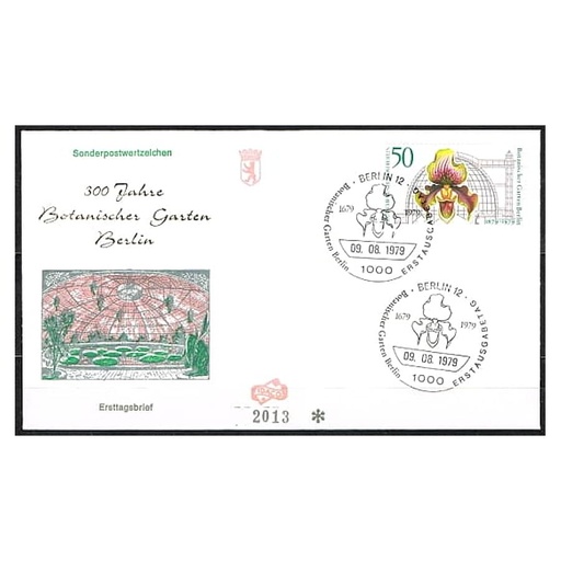[C0174#] Berlín 1979 [FDC] III Centenario del jardín botánico de Berlín (N)