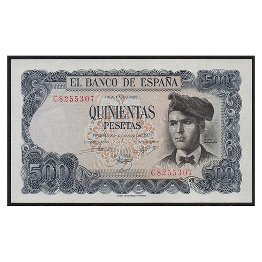 [C2823#] España 1971 [BLL] 500 pesetas. Estado Español. Jacinto Verdaguer (SC)