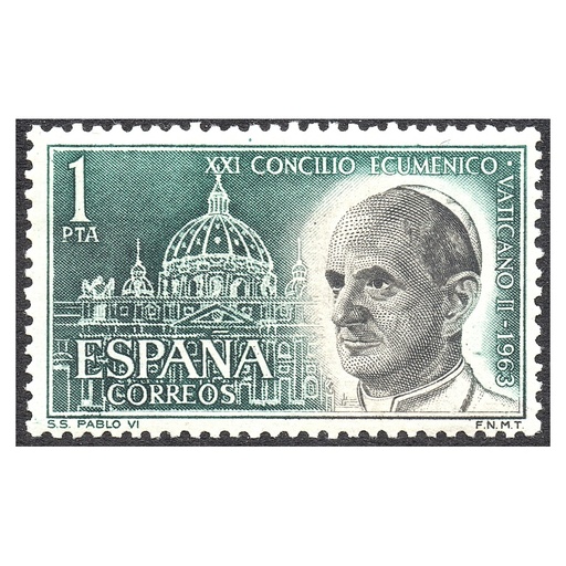 [B1022#] España 1963 [SLL] Concilio Vaticano II. Pablo VI (MNH)