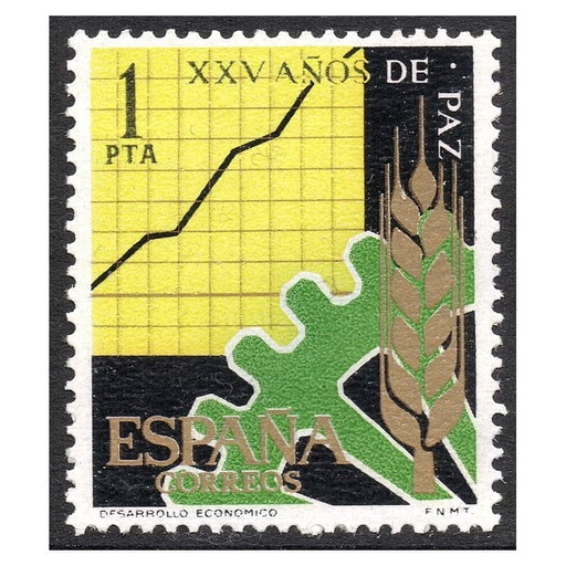 [B1044#] España 1964 [SLL] XXV Años de Paz. 1 pts (MNH)