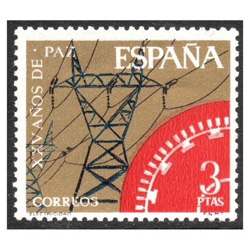 [B1046#] España 1964 [SLL] XXV Años de Paz. 3 pts (MNH)