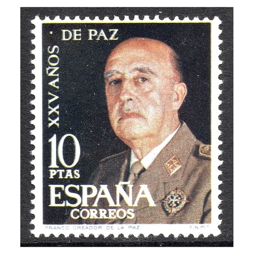 [B1050#] España 1964 [SLL] XXV Años de Paz. 10 pts (MNH)
