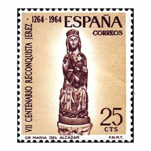 [B1054#] España 1964 [SLL] VII Centenario Reconquista de Jerez de la Frontera. 25 cts (MNH)