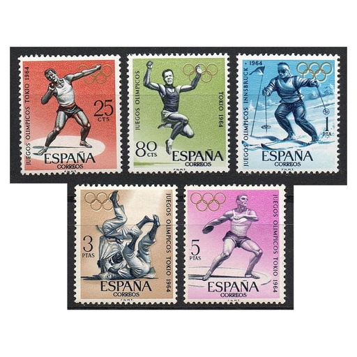[C0003#] España 1964 [SLL] Serie JJ.OO. Tokio e Innsbruck (MNH)