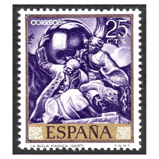 [C0067#] España 1966 [SLL] Pintores Españoles: Sert. 25 cts (MNH)