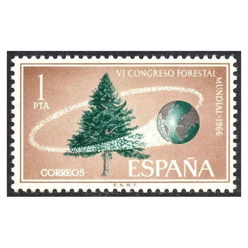 [C0118#] España 1966 [SLL] VI Congreso Forestal Mundial (MNH)