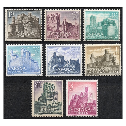 [C2457#] España 1966 [SLL] Serie Castillos de España I (MNH)