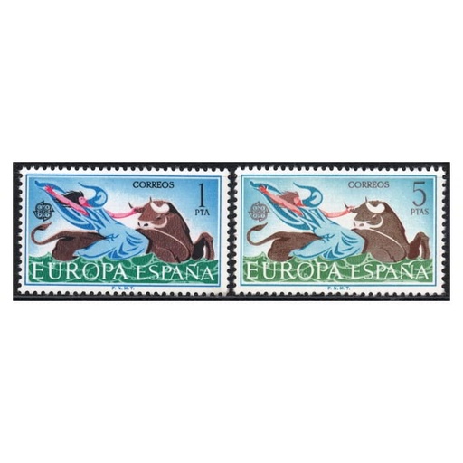 [C2493#] España 1966 [SLL] Serie Europa. El rapto de Europa por Zeus (MNH)