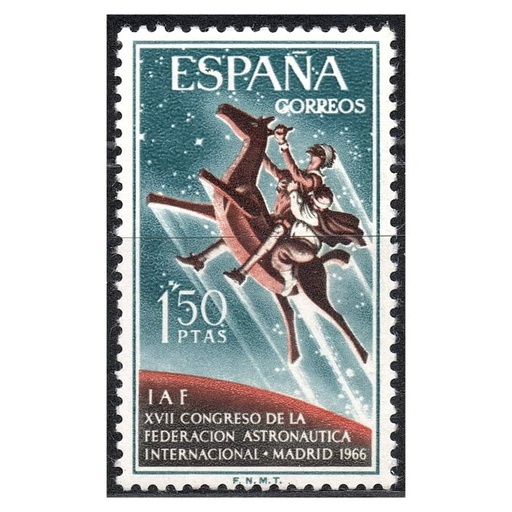 [C2494#] España 1966 [SLL] Congreso Federación Astronáutica (MNH)