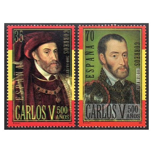 [C2539#] España 2000 [SLL] Serie V Centenario nacimiento de Carlos V (MNH)