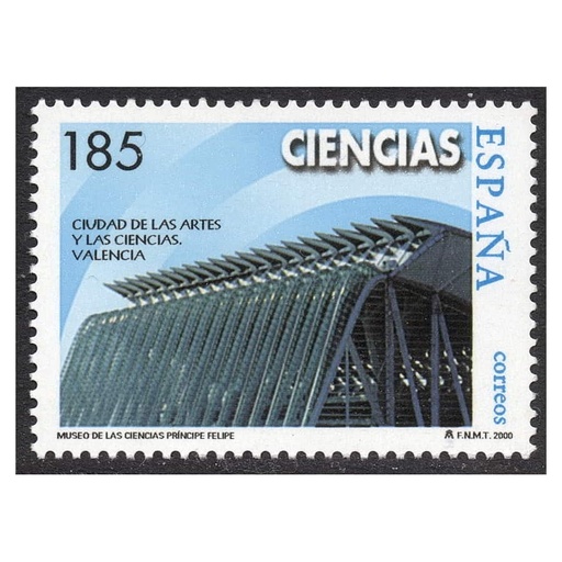 [C2614#] España 2000 [SLL] Museo Principe Felipe. Valencia. 185 pts (MNH)