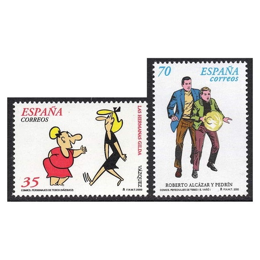 [C2616#] España 2000 [SLL] Serie Personajes de Comic (MNH)