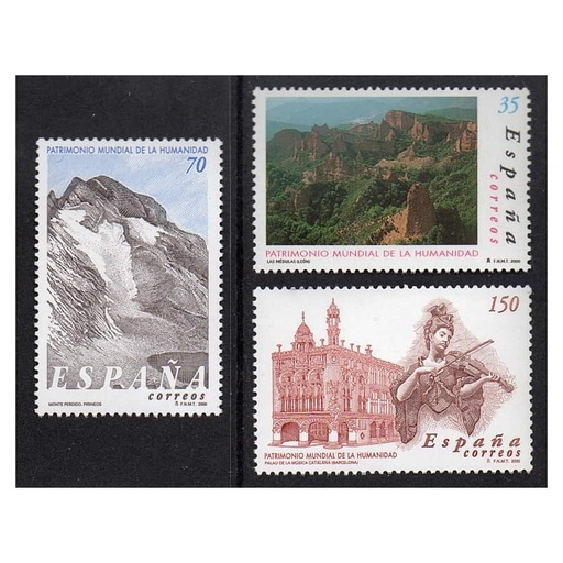 [C2645#] España 2000 [SLL] Serie Patrimonio Mundial de la Humanidad (MNH)
