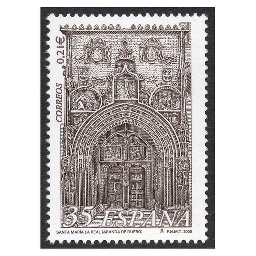 [C2676#] España 2000 [SLL] Iglesia Santa María La Real. Aranda de Duero (MNH)