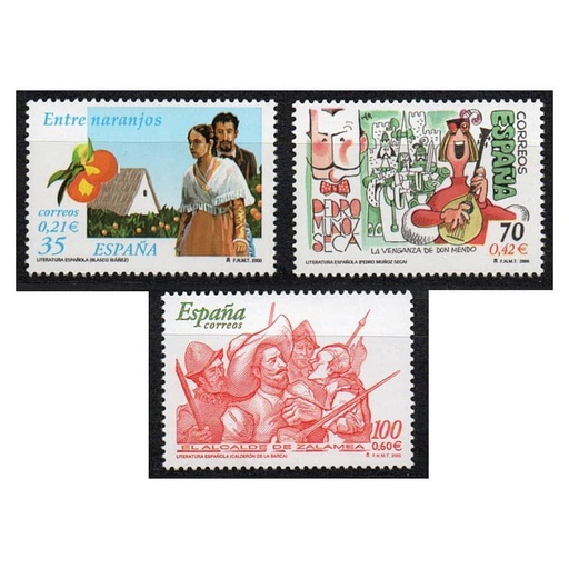 [C2677#] España 2000 [SLL] Serie Literatura española. Personajes de ficción (MNH)