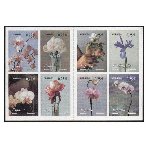 [C2686#] España 2002 [SLL] Carnet La flor y el Paisaje, de E. Naranjo (MNH)