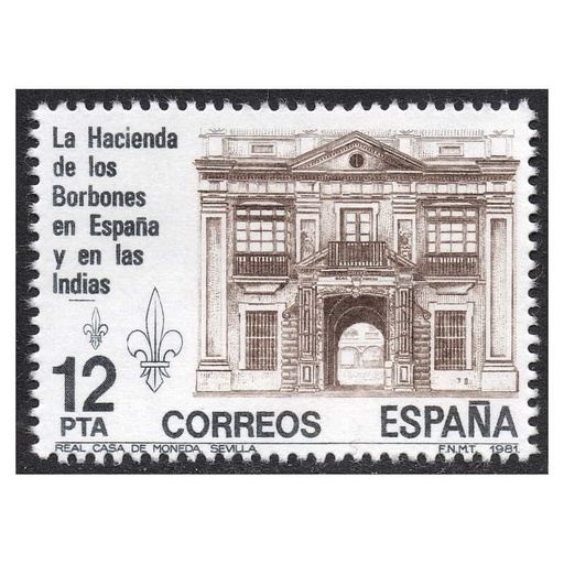 [D0311#] España 1981 [SLL] La Hacienda de los Borbones en España (MNH)