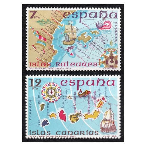[D0312#] España 1981 [SLL] Serie España Insular (MNH)