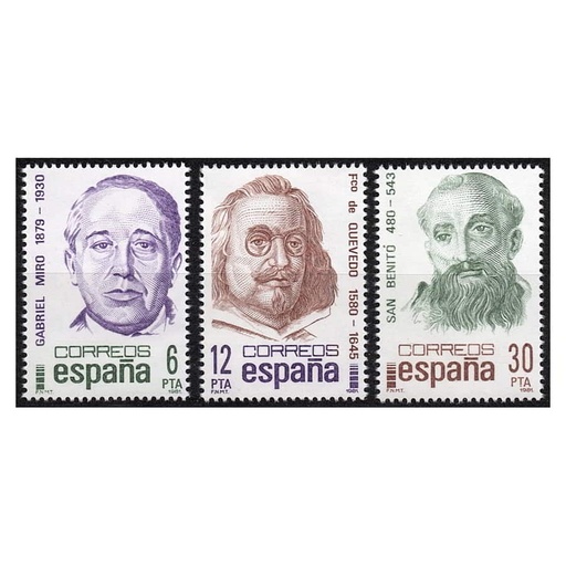 [D0313#] España 1981 [SLL] Serie Personajes Españoles (MNH)