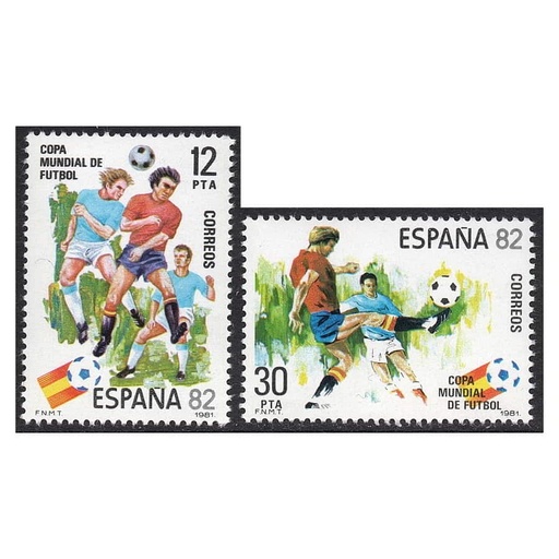 [D0317#] España 1981 [SLL] Serie Mundial de Fútbol '82 (MNH)