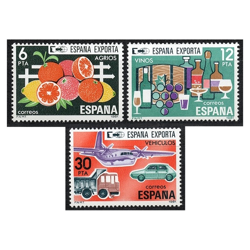 España 1981 [SLL] Serie España exporta (MNH)