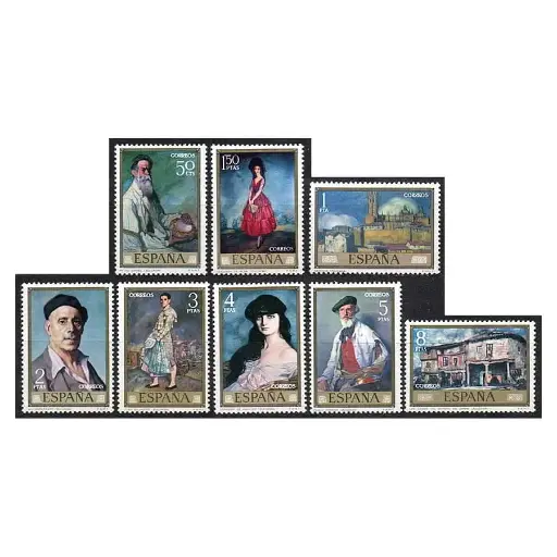 [D0330#] España 1971 [SLL] Serie Día del Sello. Ignacio Zuloaga (MNH)
