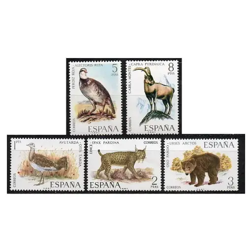 [D0334#] España 1971 [SLL] Serie Fauna hispánica (MNH)