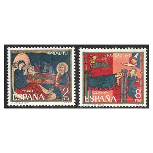 [C2524#] España 1971 [SLL] Serie Navidad 1971 (MNH)