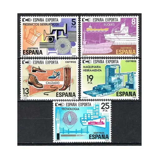 [D0337#] España 1980 [SLL] Serie España Exporta (MNH)