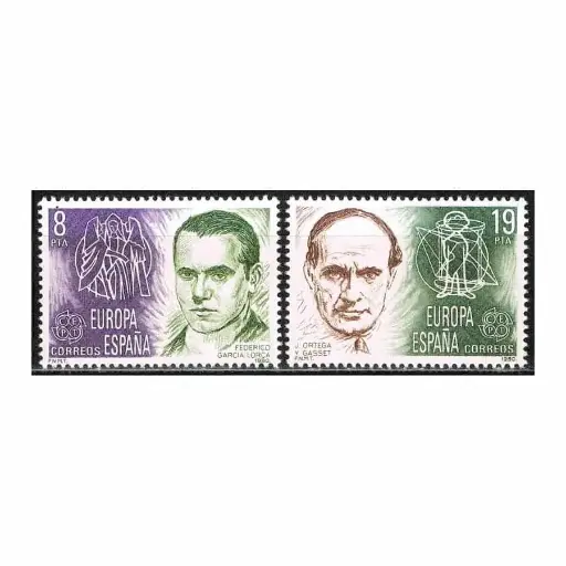 [D0338#] España 1980 [SLL] Serie Europa. Personalidades (MNH)