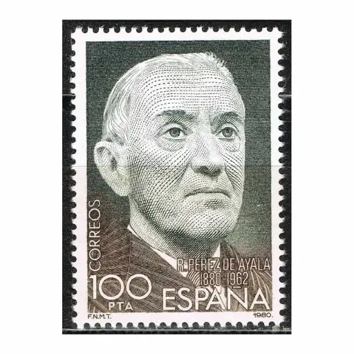 [D0345#] España 1980 [SLL] Ramón Pérez de Ayala (MNH)