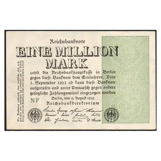 [C2700] Alemania 1923 [BLL] 1.000.000 marcos. Reichsbanknote (EBC)