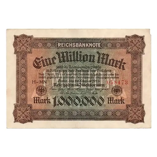 [C2827#] Alemania 1923 [BLL] 1.000.000 marcos. Reichsbanknote (EBC)
