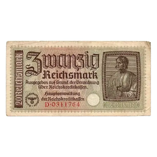 [C2836#] Alemania 1940 [BLL] 2 Reichsmark. Tercer Reich (BC+)
