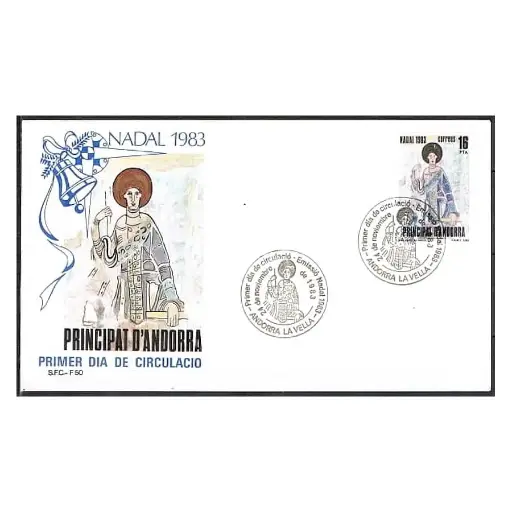 [C0186#] Andorra 1983 [FDC] Navidad (N)