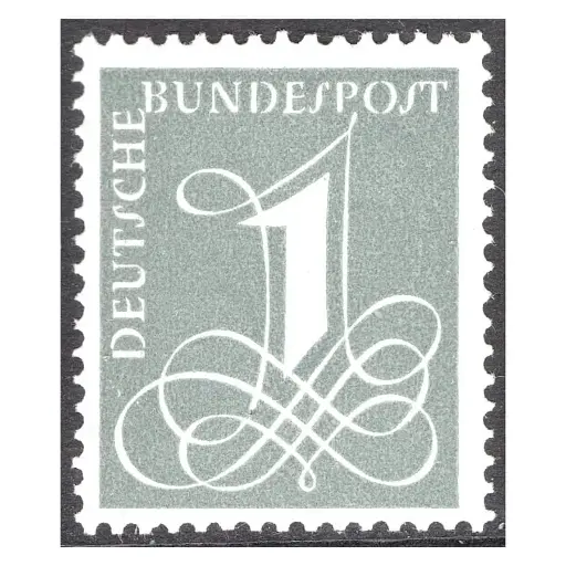 [C0182#] Alemania 1958 [SLL] Cifra (MH)