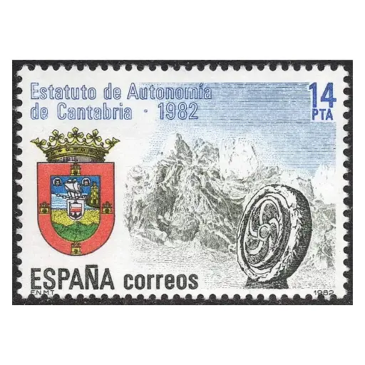 [C2840#] España 1983 [SLL] Estatutos de Autonomía. Cantabria (MNH)