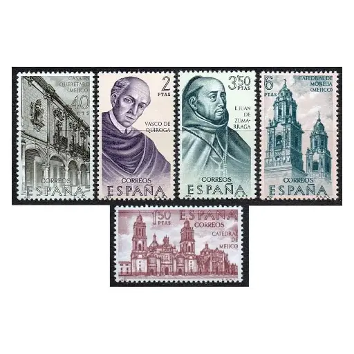 [C2846#] España 1970 [SLL] Serie Forjadores de América (MNH)