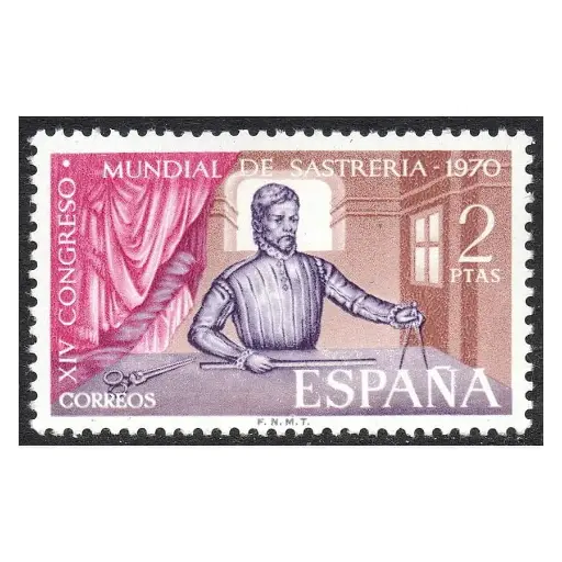 [C2849#] España 1970 [SLL] Congreso Mundial de Sastrería (MNH)