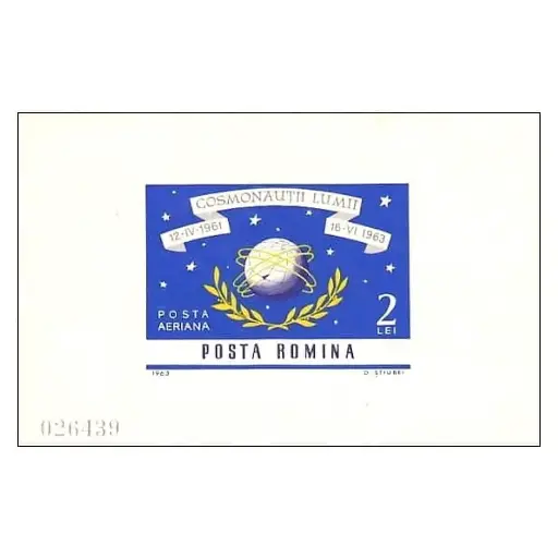 [C0193#] Rumanía 1964 [SLL] HB Paseo espacial (MNH)