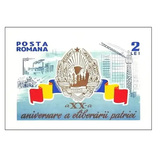 [C0194#] Rumanía 1964 [SLL] HB XX Aniversario de la liberación (MNH)