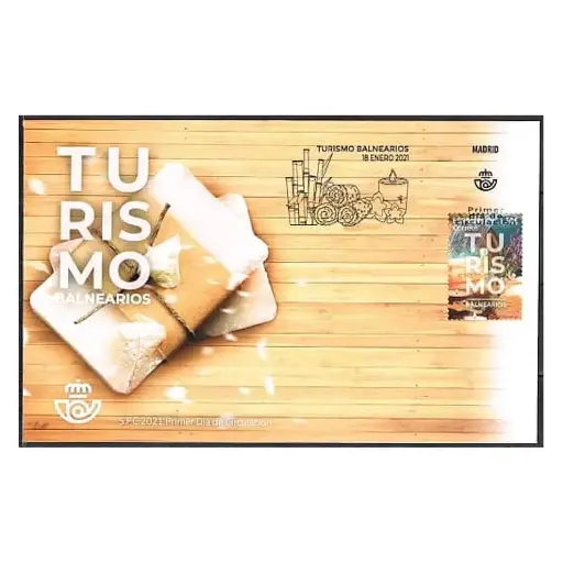 [C0205#] España 2021 [FDC] Turismo: Balnearios (N)