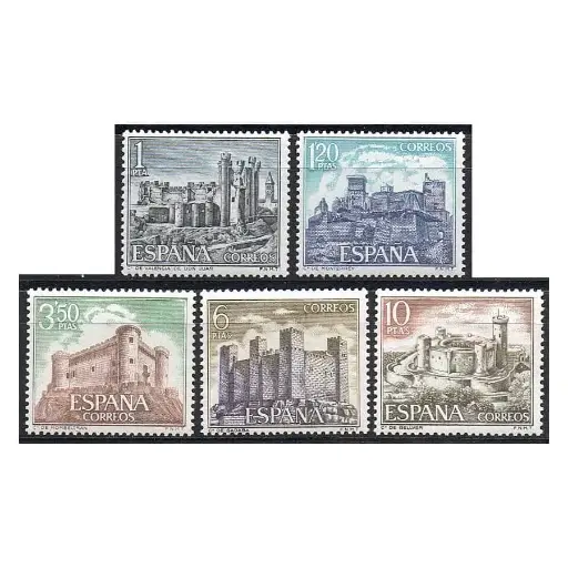 [C2730#] España 1970 [SLL] Serie Castillos de España (MNH)