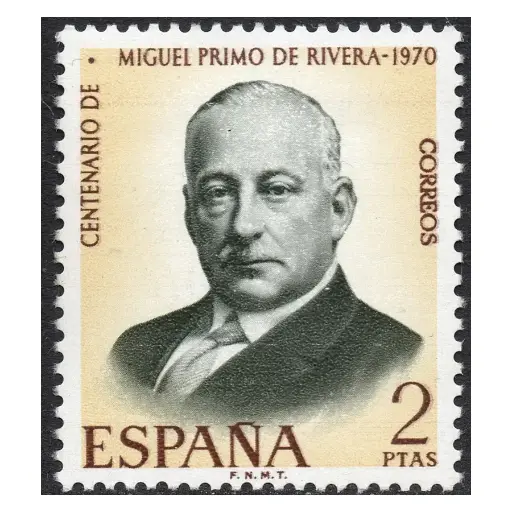 [C2793#] España 1970 [SLL] Centenario nacimiento Miguel Primo de Rivera (MNH)
