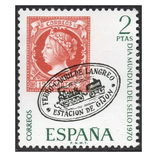 [C2811#] España 1970 [SLL] Día Mundial del Sello (MNH)