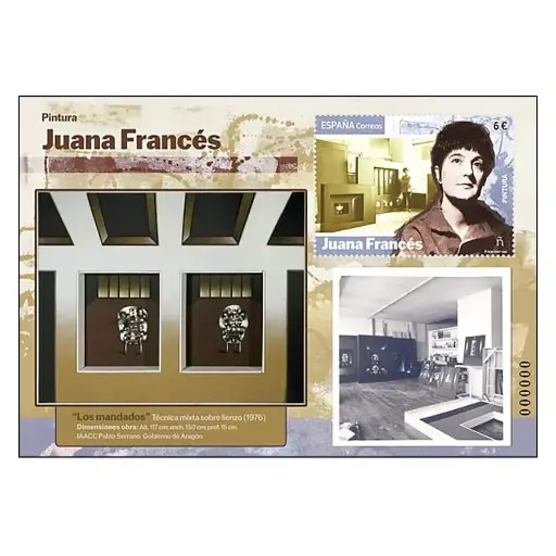 [C2832#] España 2025 [SLL] HB Pintura. Juana Francés (MNH)