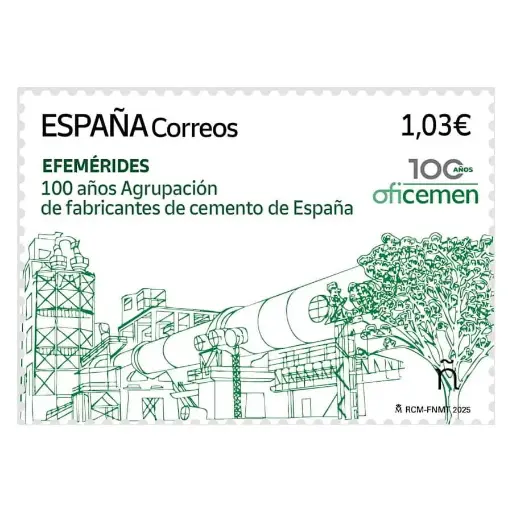 [C2854#] España 2025 [SLL] Efemérides. Fabricantes de cemento de España (MNH)
