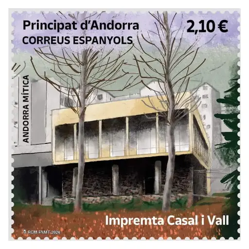 [C2861#] Andorra 2024 [SLL] Andorra Mítica. Imprenta Casal i Vall (MNH)